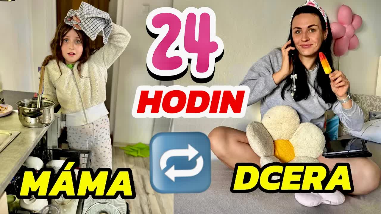 24 hodin jako máma: Výměna rolí s dcerou