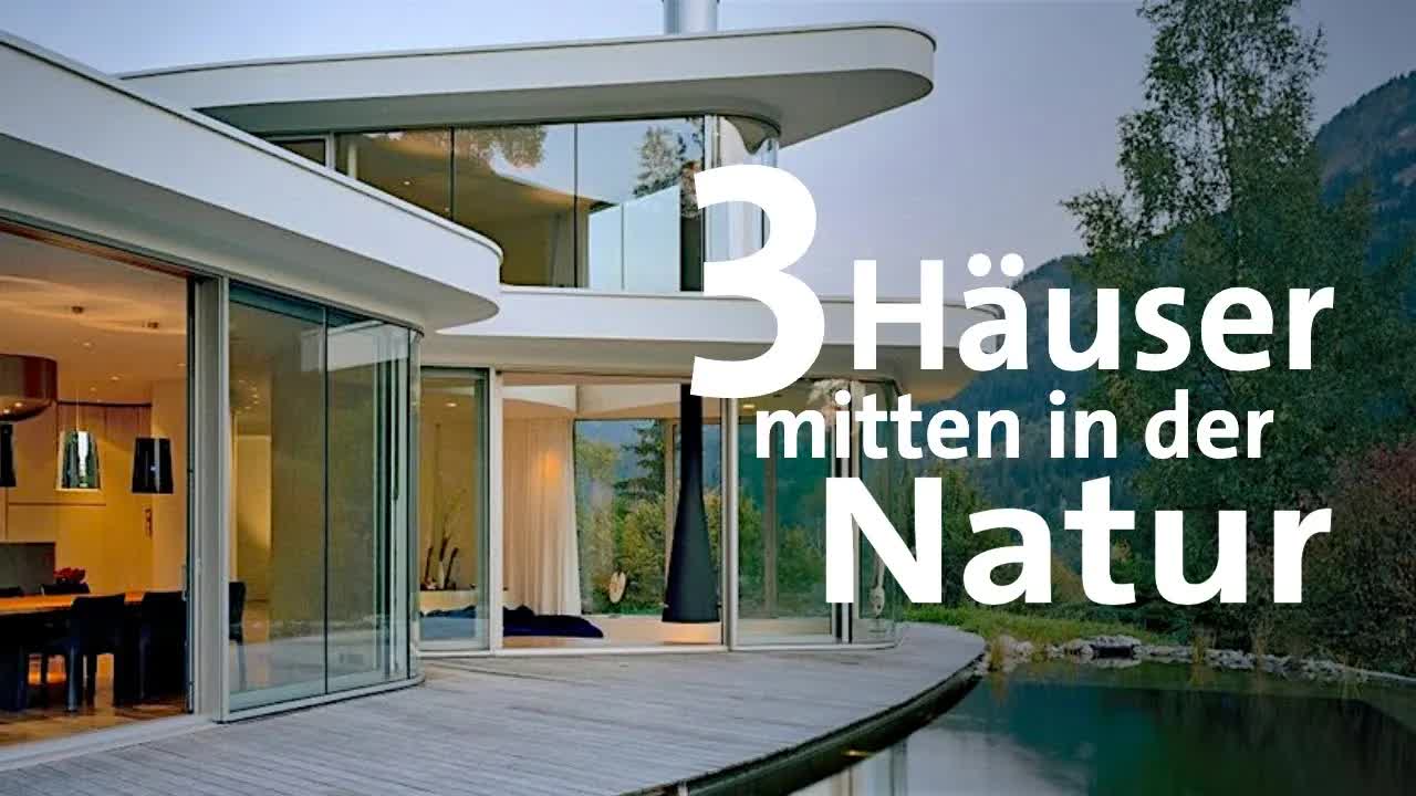 Drei Häuser in perfekter Naturverbundenheit