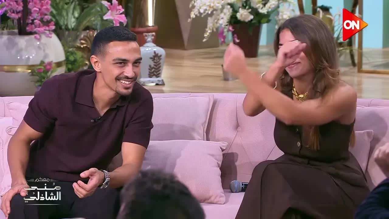 لعبة تلفزيونية مع منى الشاذلي