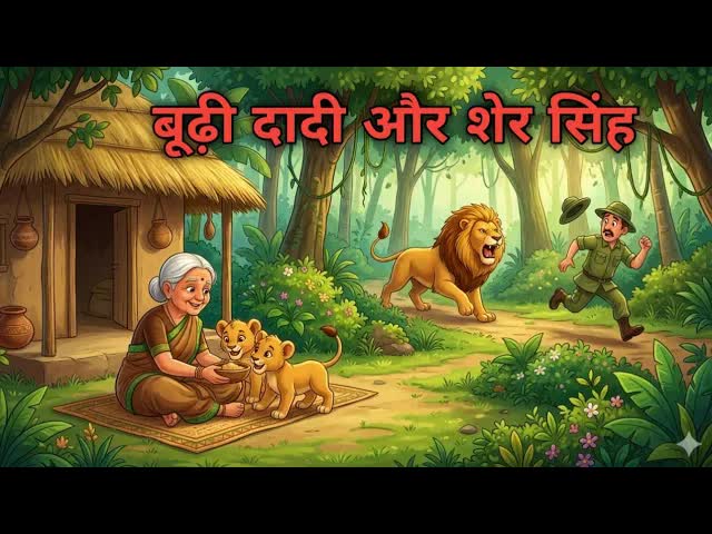 बूढ़ी दादी और शेर की कहानी