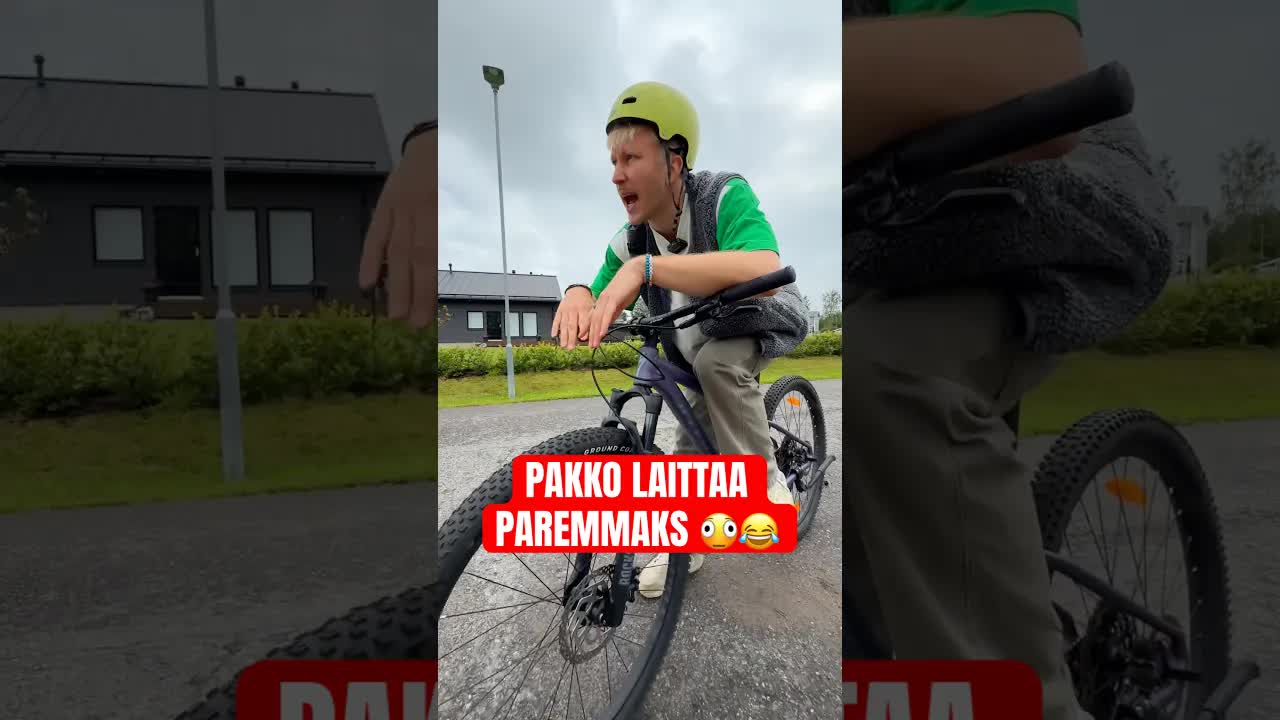 Isät kilpailevat lastensa pyöristä