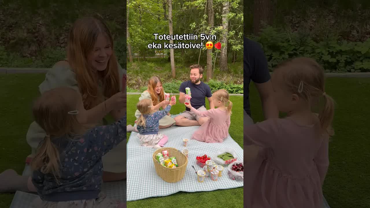 Lasten kesätoive: Piknik päiväkodin jälkeen