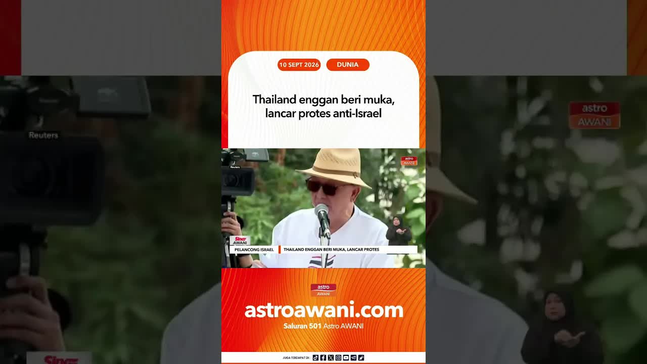 Protes di Kedutaan Israel Bangkok