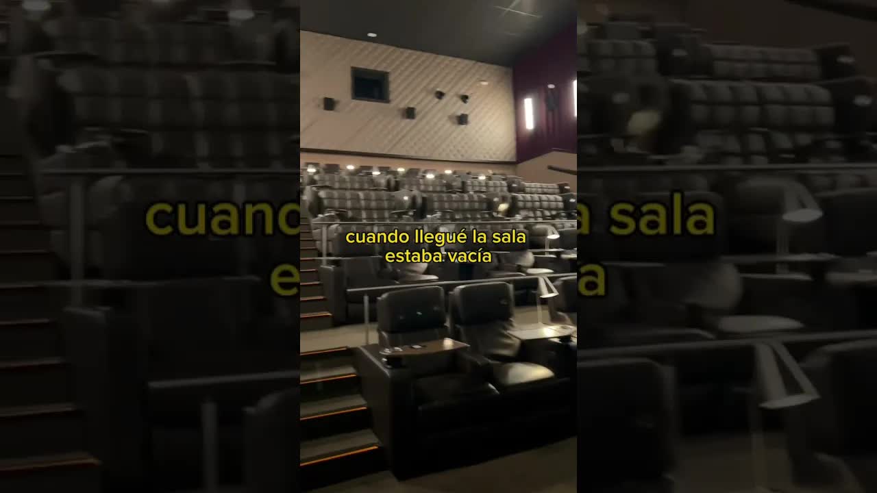 una visita al cine en pasado