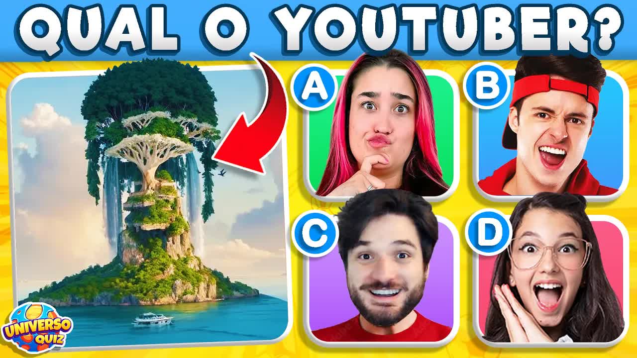 Adivinhe os Youtubers Brasileiros na Ilusão de Ótica