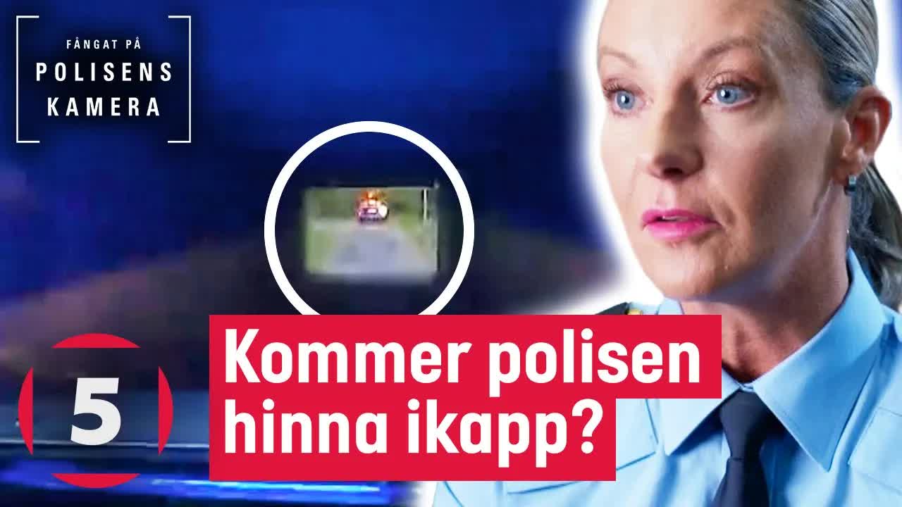 Polisjakt på vårdslös förare i Västerås