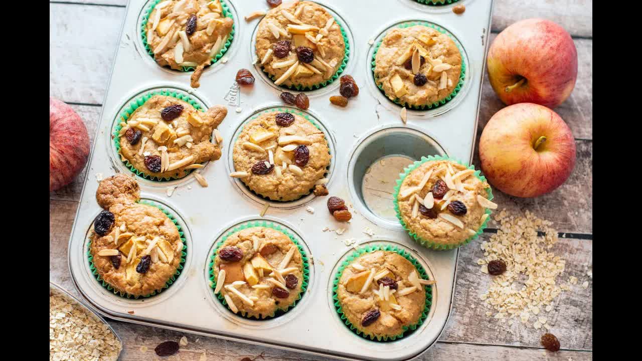 Gezonde ontbijtmuffins met appel maken