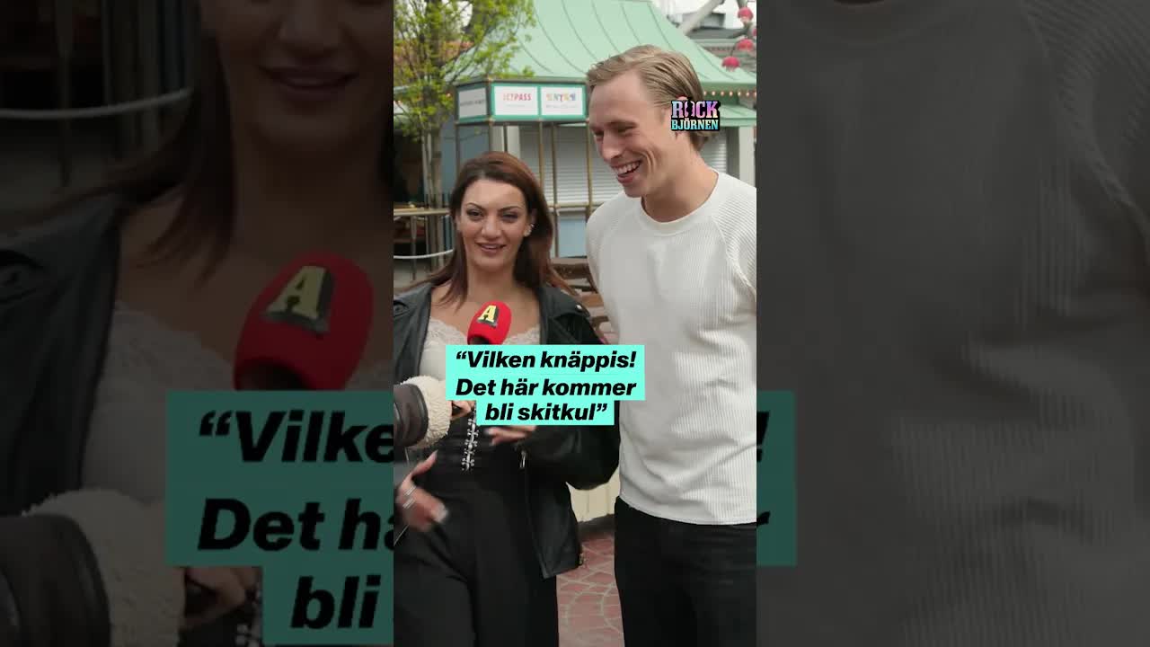 Katia och Pontus programleder Rockbjörnen 2026