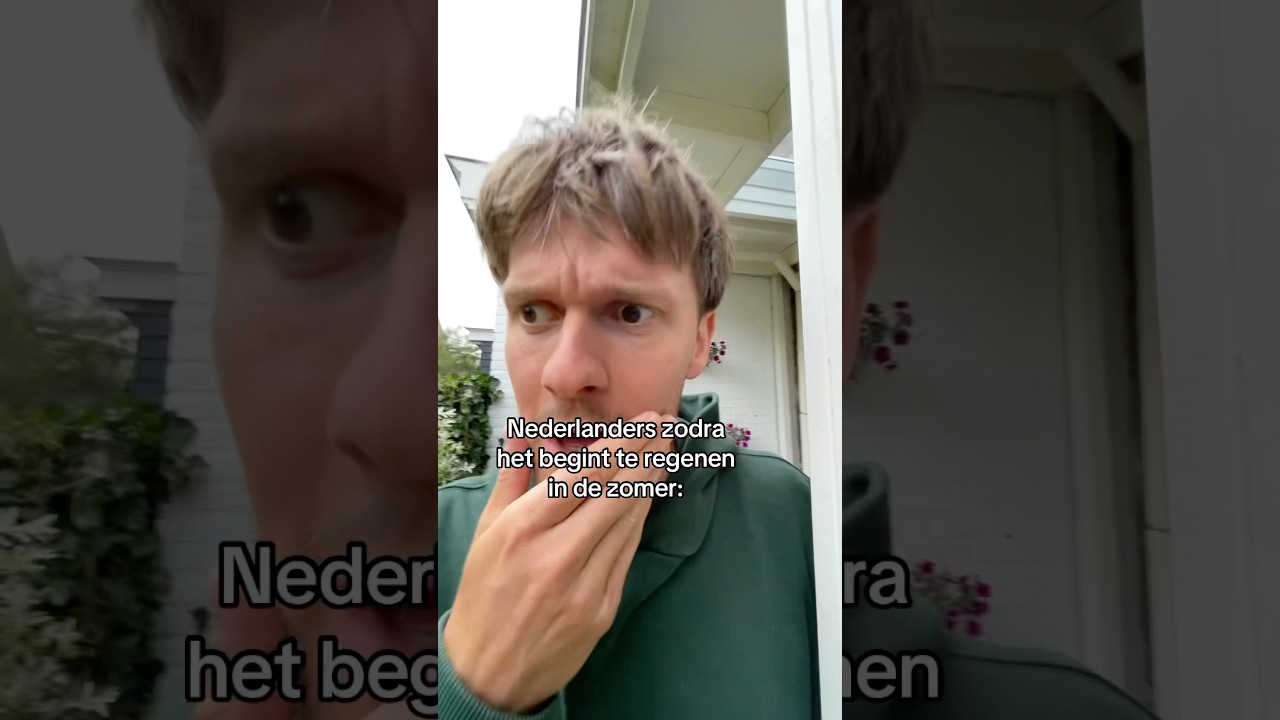 Jammer van de regen op deze zomerdag