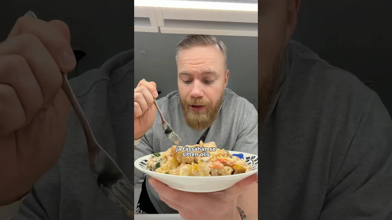 Helppo kanapasta resepti kotona