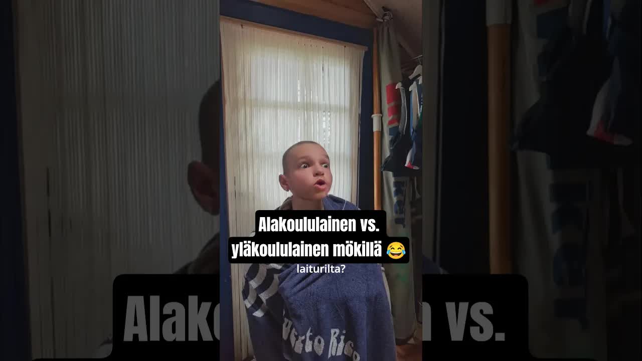 Alakoululaisen ja yläkoululaisen erot mökillä