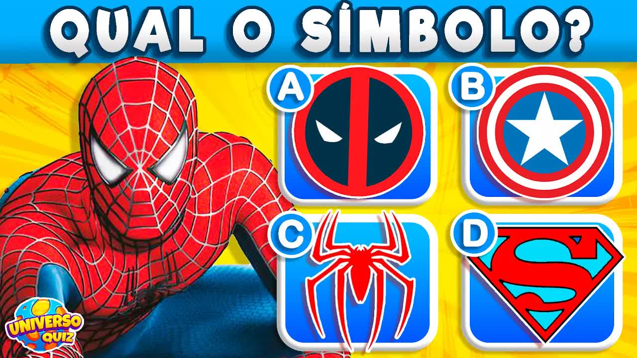 Adivinhe os Símbolos dos Super-Heróis