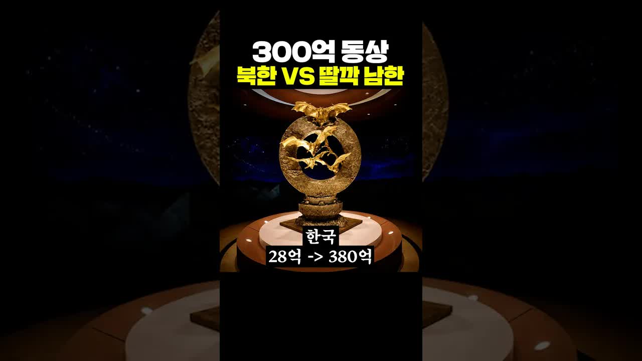 북한과 한국의 동상 만들기 비교