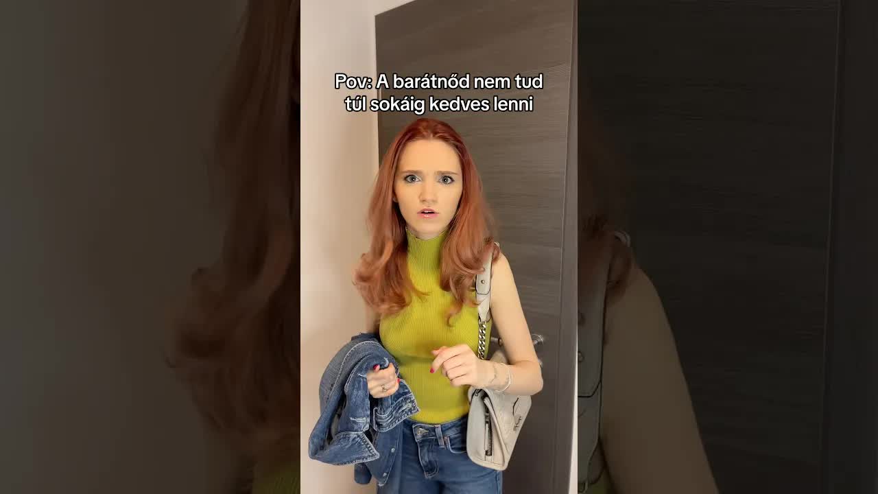 Milyen jól nézel ki, szeretlek!