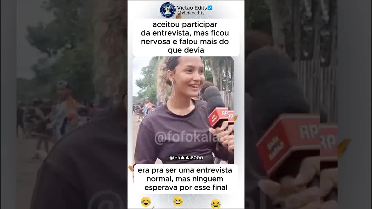 Entrevista na trilha que termina em piada inesperada