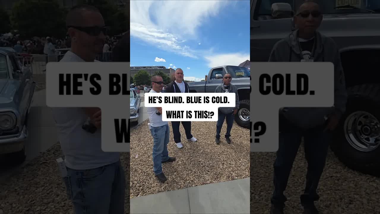 Blind Husband Explores a Classic Chevy Truck