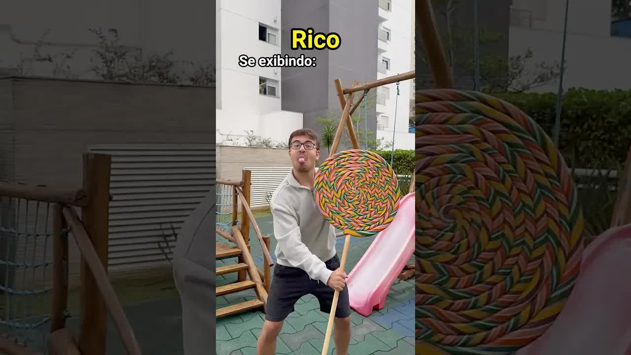 Pobre versus Rico: Pirulitos e Poder