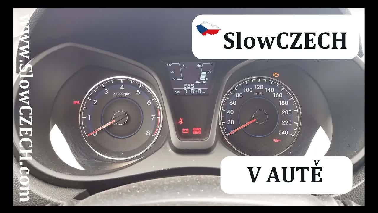 V autě v dešti: jednoduchá čeština pro začátečníky