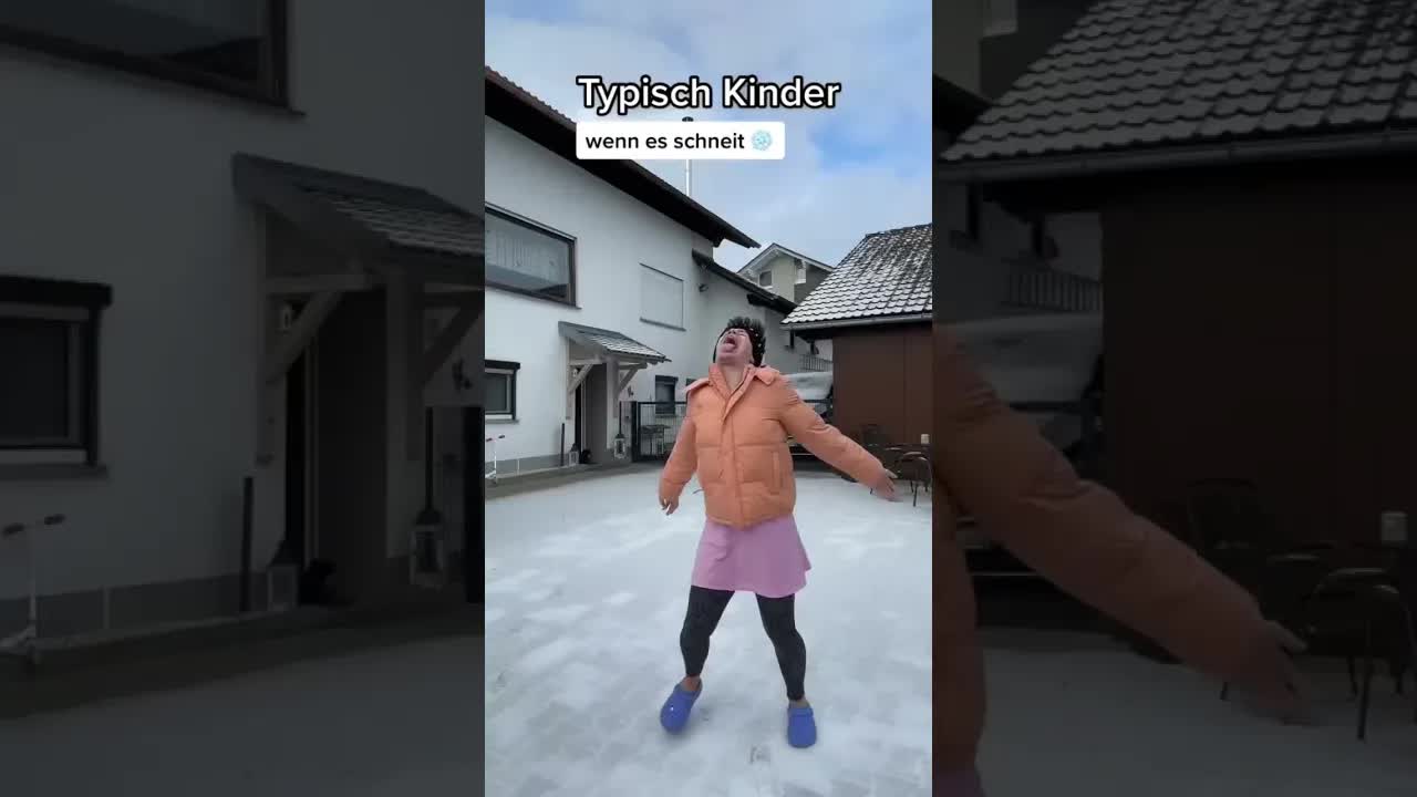 Kinder im Schnee – typische Situation mit Mama