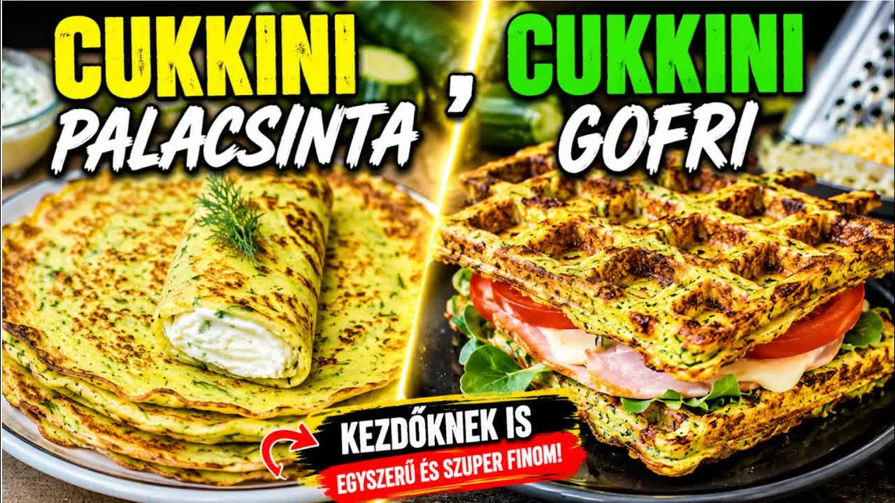 Két lisztmentes cukkinis recept kezdőknek