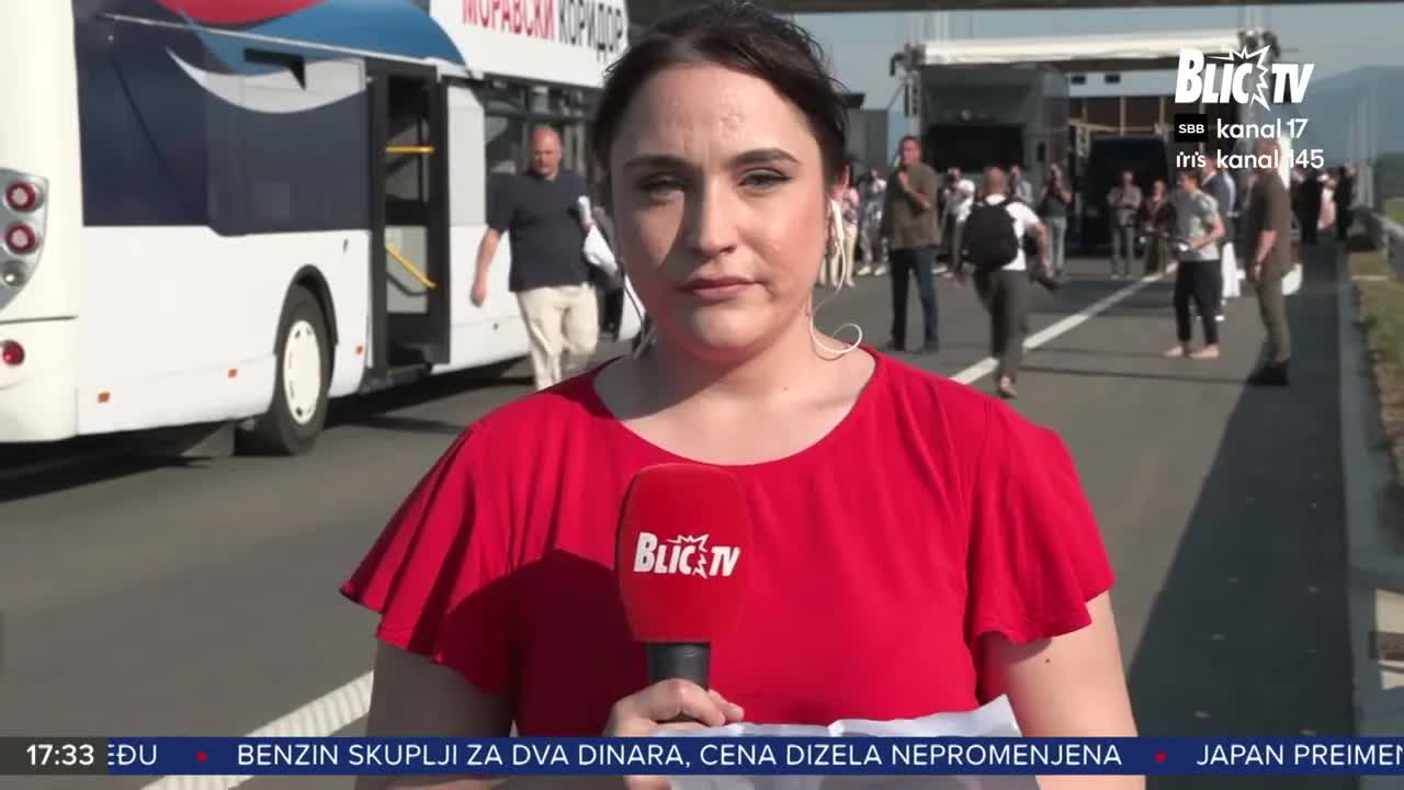 Otvaranje nove deonice Moravskog koridora kod Kraljeva
