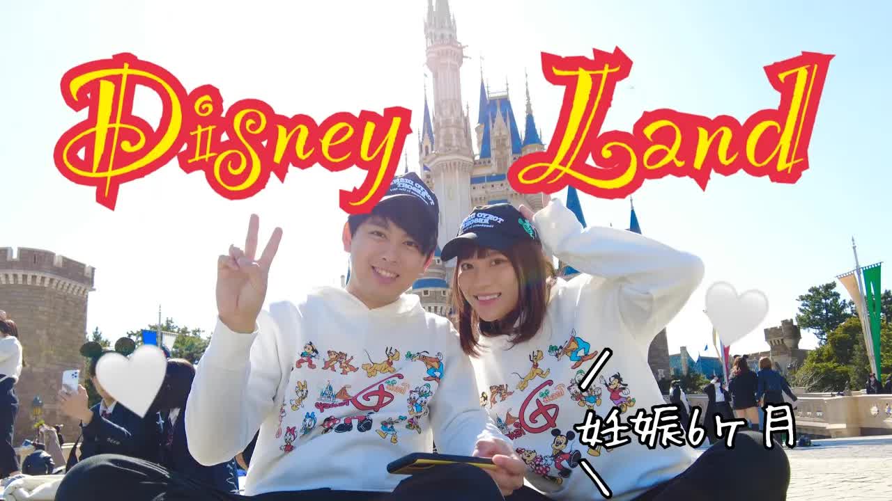 新婚夫婦のディズニーランド訪問