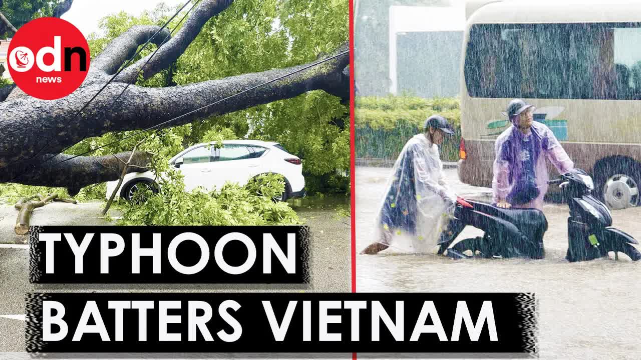 Bão Kajiki tàn phá ven biển Việt Nam