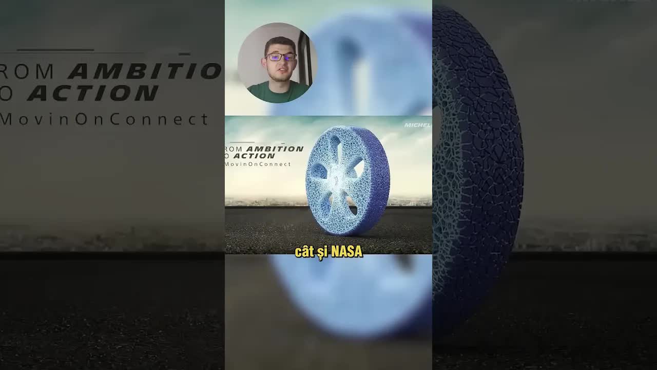 Viitorul roților fără aer Michelin și NASA