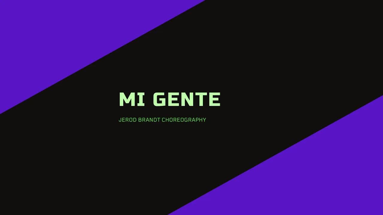 Mi Gente Dancado en Esperanto