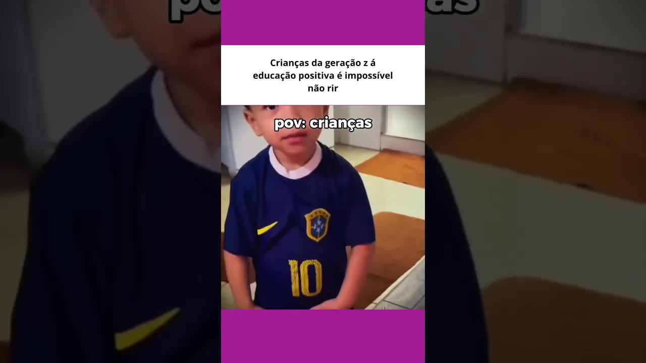 Crianças falam com o público de forma divertida