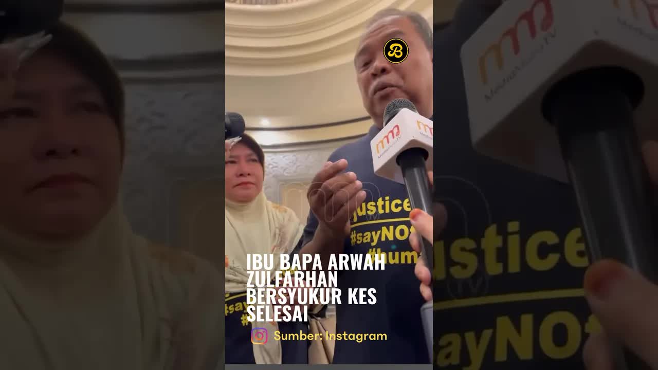 Ucapan bapa selepas kes Zulfarhan selesai di mahkamah