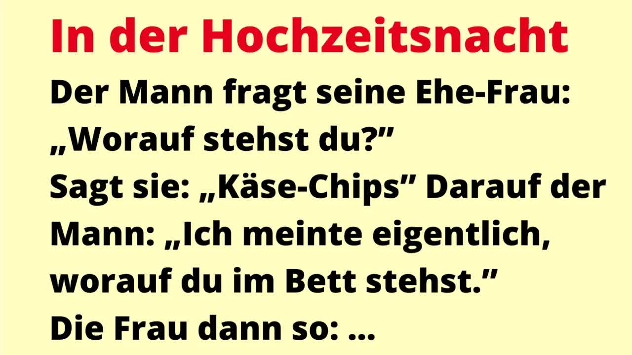 7 lustige Witze für verheiratete Paare