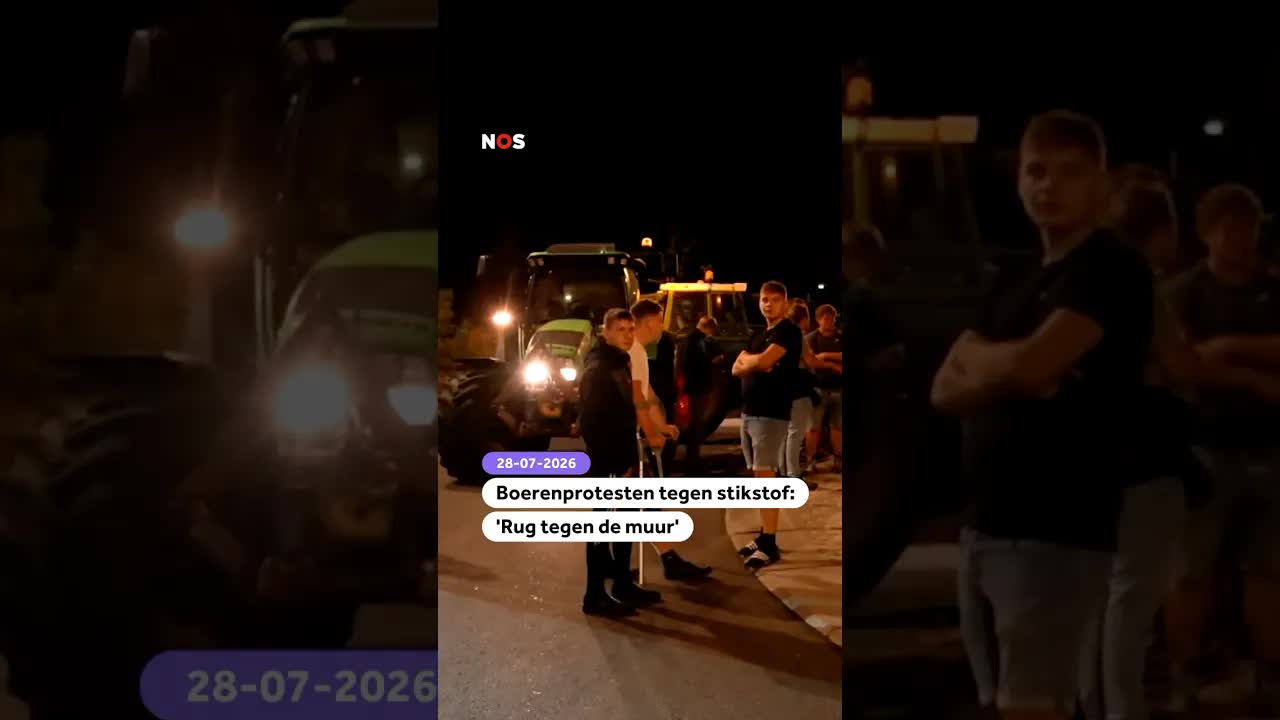 Boeren protesteren tegen stikstofbeleid
