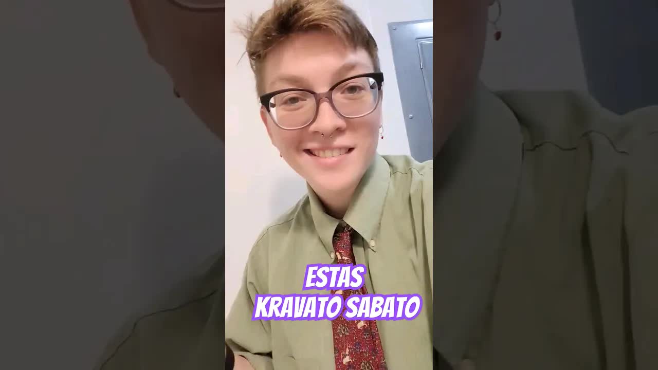 montru al mi kravatojn 👔 #Esperanto #kravatosabato  #filmero #esperantujo #esperantisto #filmeto #eo