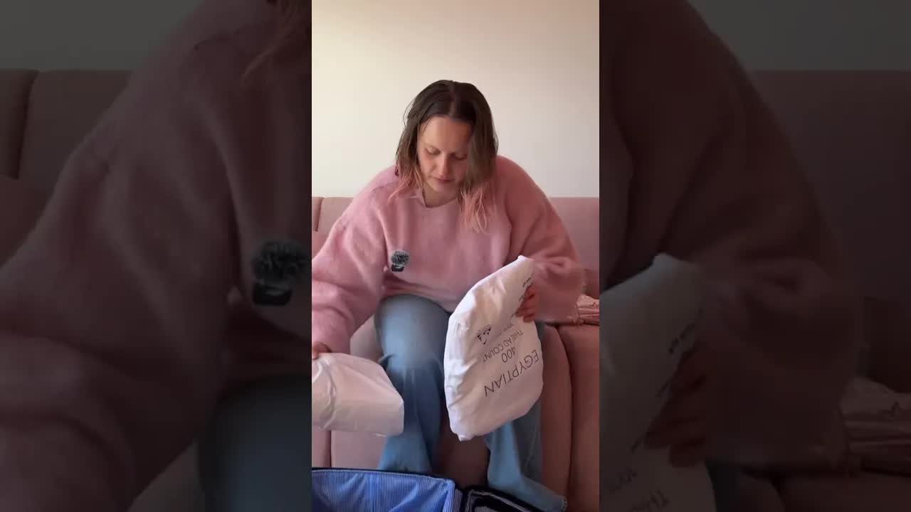 unboxing de sábanas y decoración para el hogar