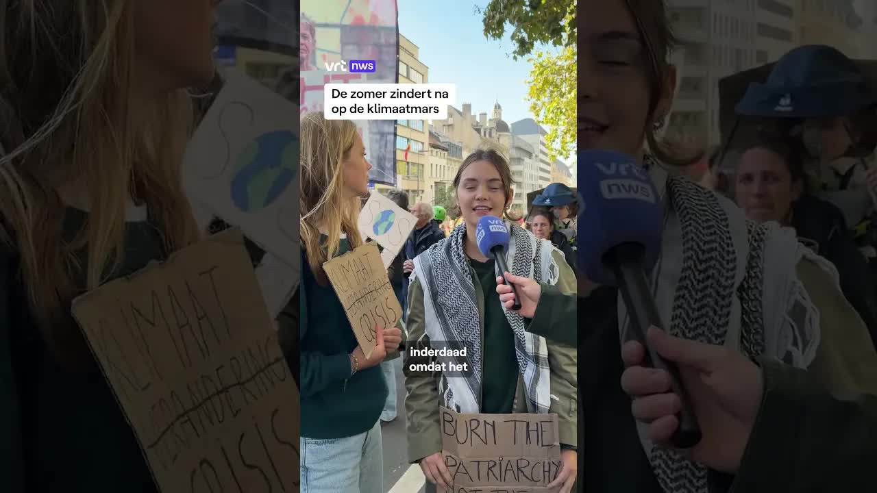 Klimaatmars in Brussel: Zomer als wake-up call