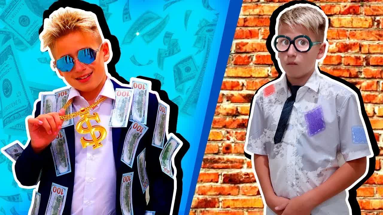 Gazdag diák vs szegény diák – vicces iskolai kihívás