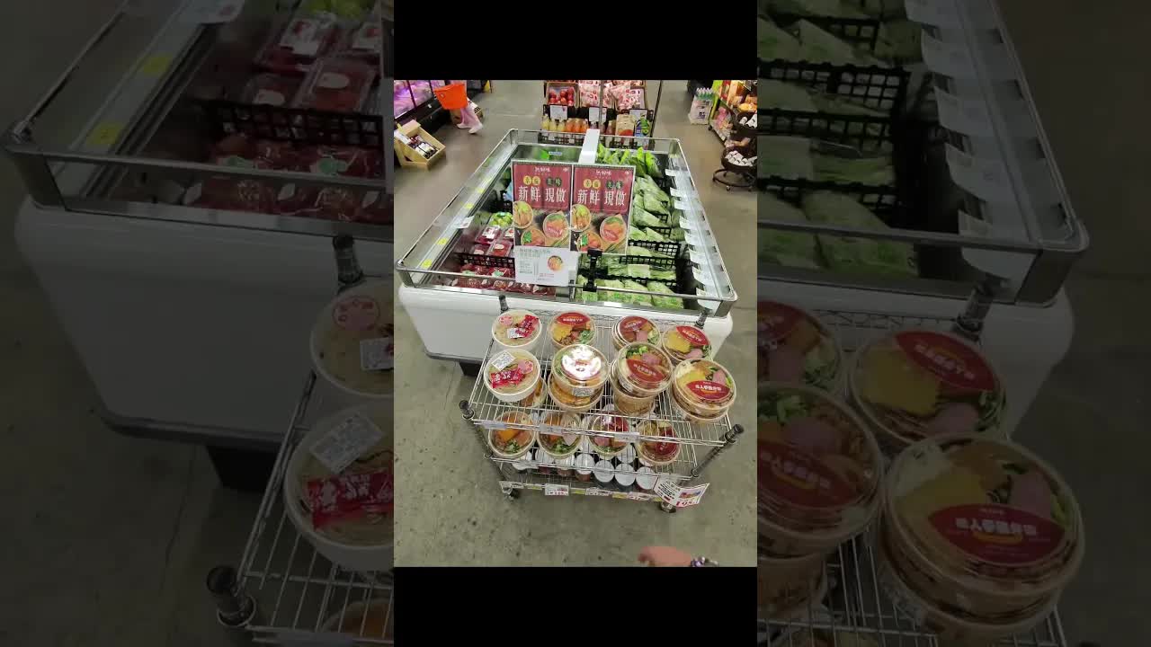 Supermarkt-Einkauf in Taichung, Taiwan