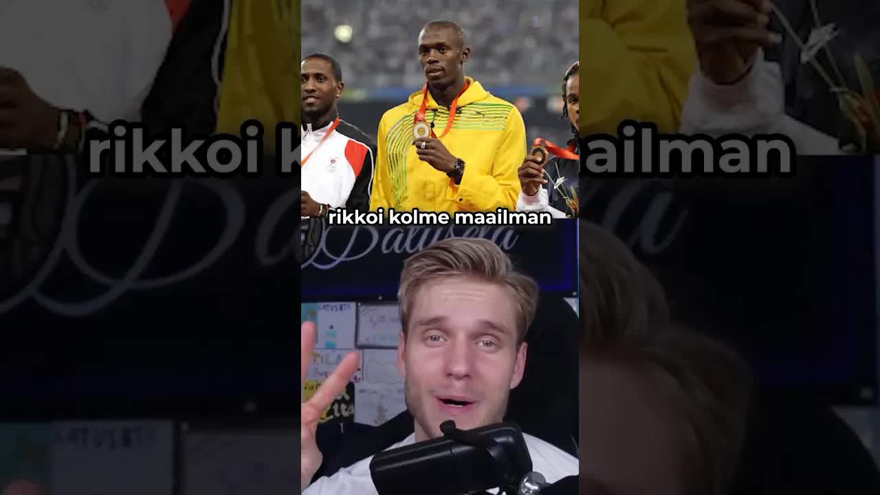 Usain Bolt söi 1000 mäkkärin nugettia olympialaisissa