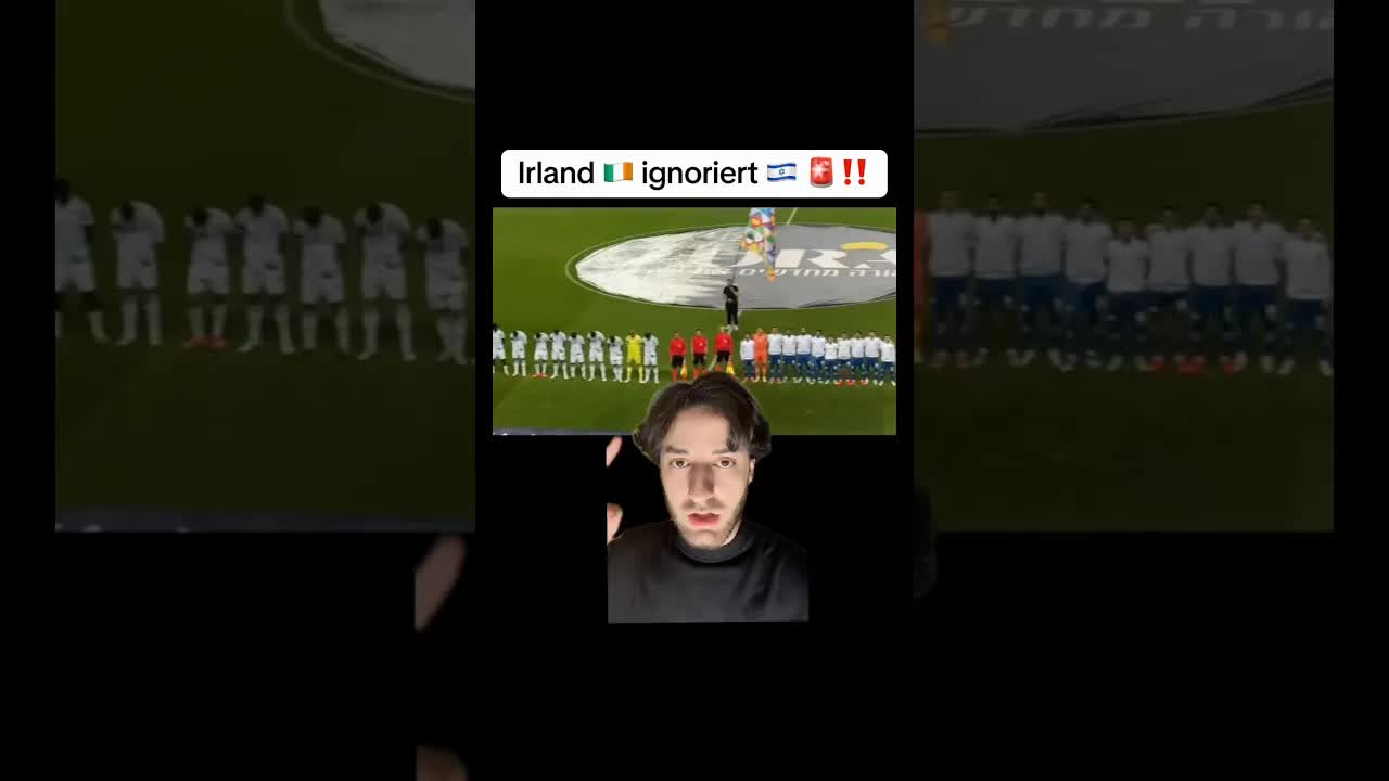 Irland-Spieler zeigen Solidarität mit schwarzen Armbändern
