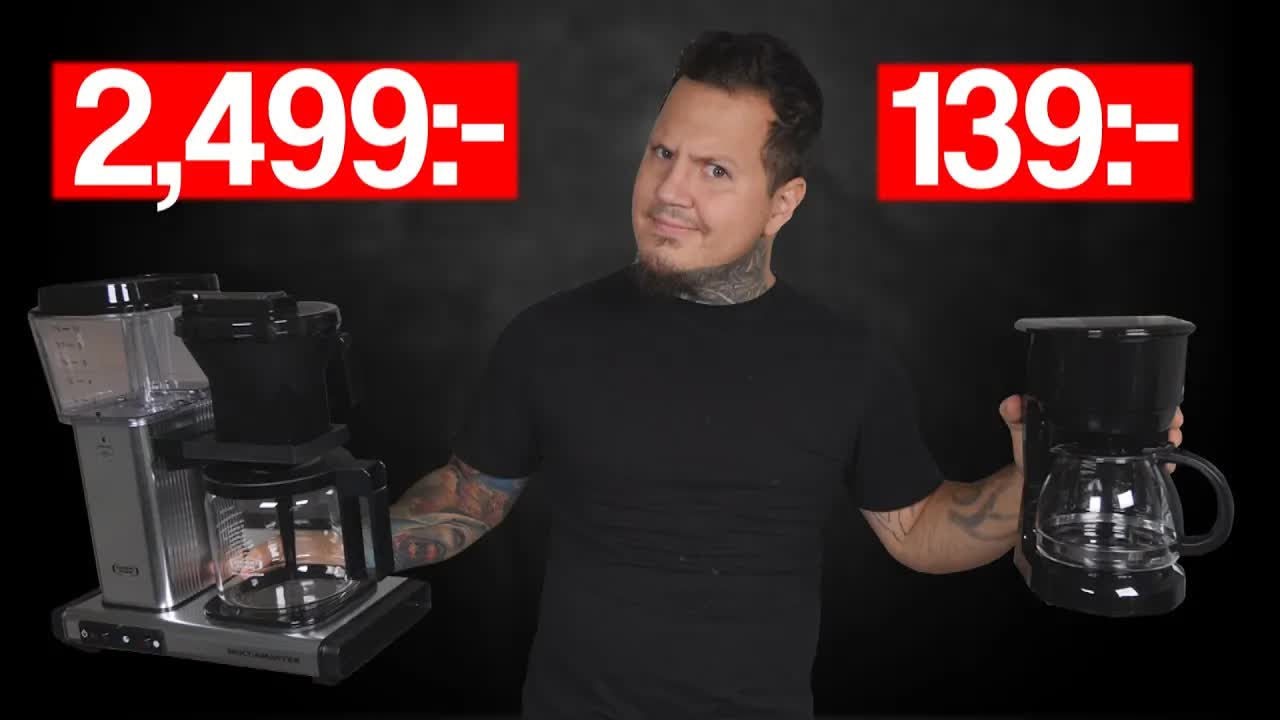 Billig VS Superdyr Kaffebryggare - Blir Kaffet Godare?