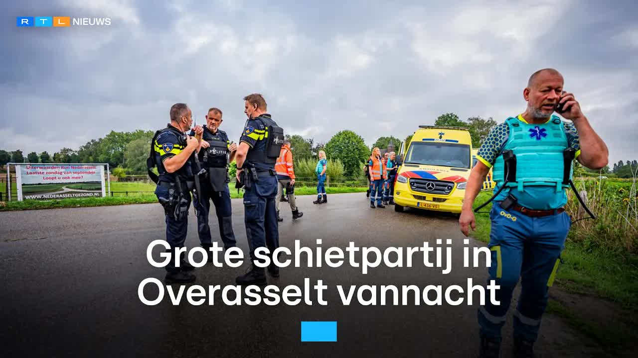 Schietpartij in Overasselt: verslag van de plaats