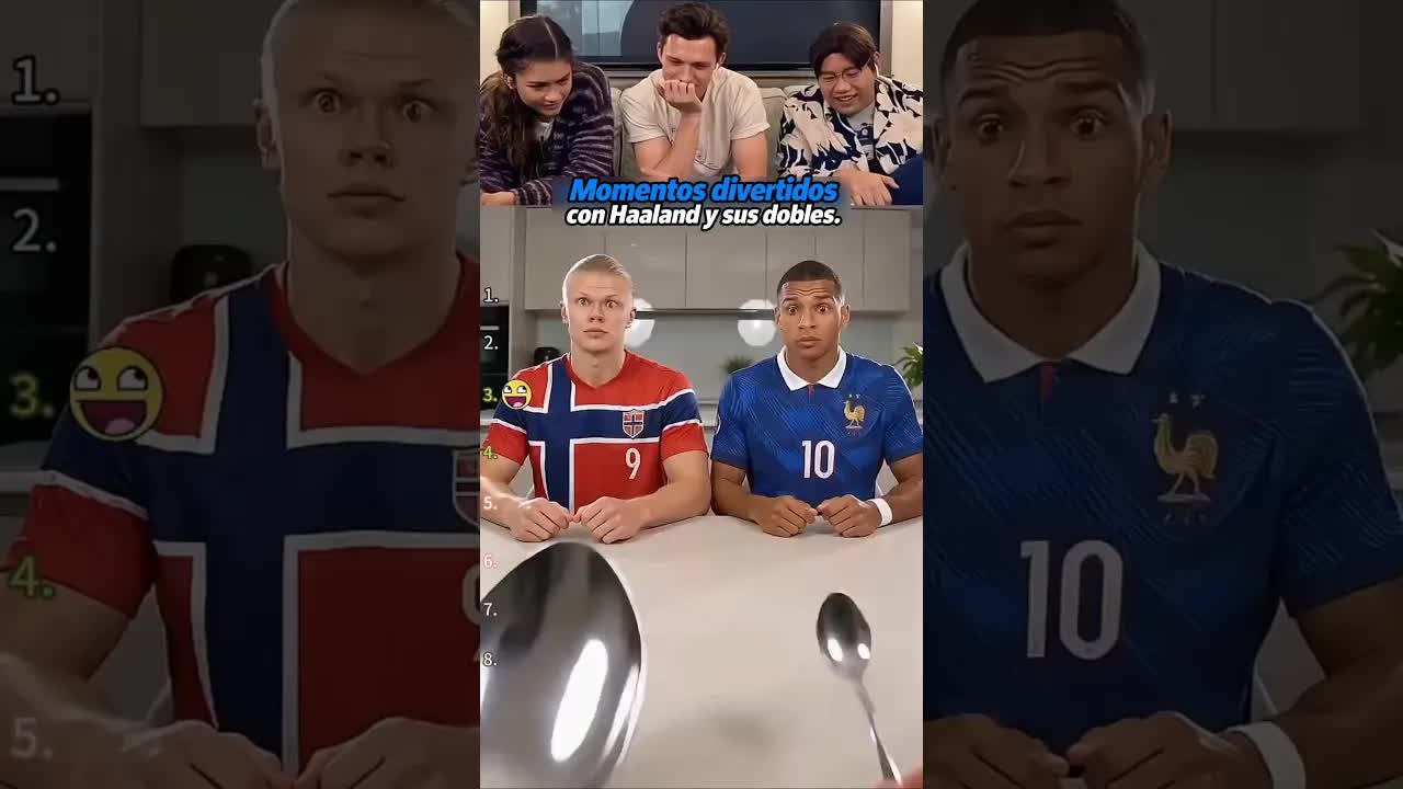 Momentos divertidos con Haaland y su doble