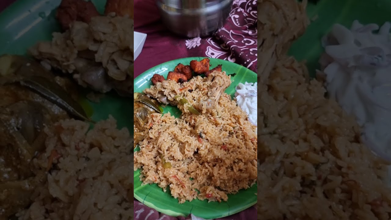 முஸ்லிம் நண்பர் வீட்டில் பிரியாணி விருந்து