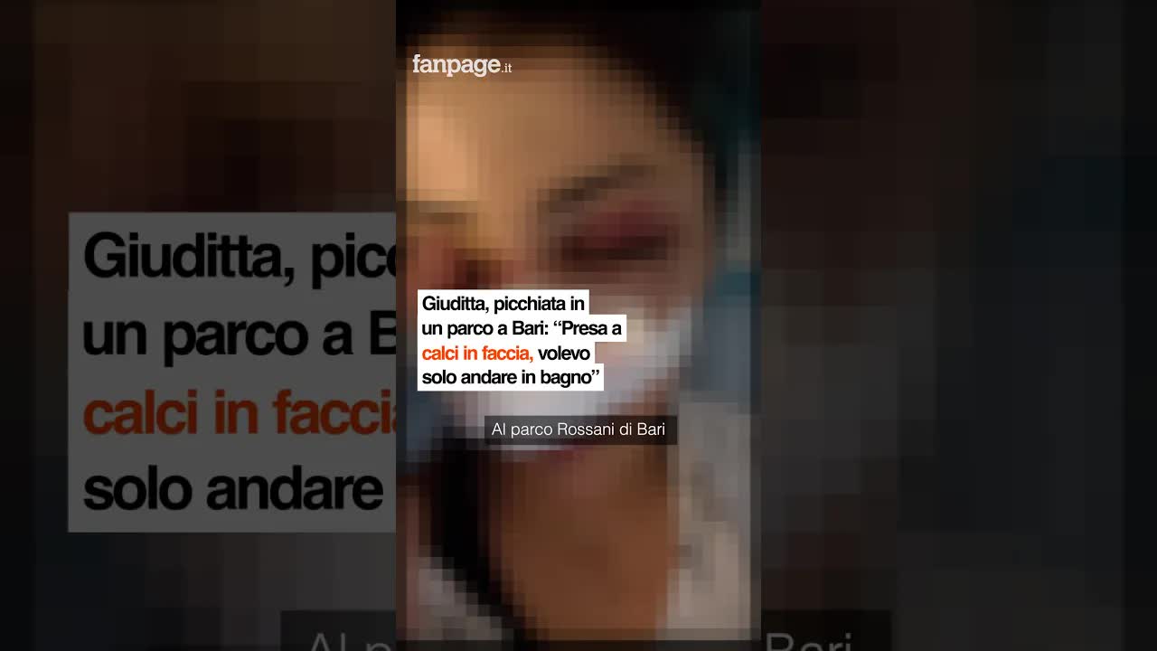 Picchiata in un parco per andare in bagno