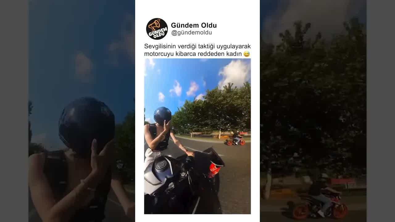 Motorcuyu Kibarca Reddetme Taktiği