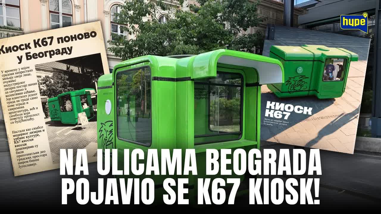 K67 kioska: Simbol jugoslovenskog dizajna u Beogradu