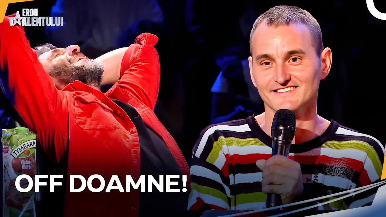 Grigore Curentatul Îi Face Pe Jurați Să Râdă la Românii au Talent