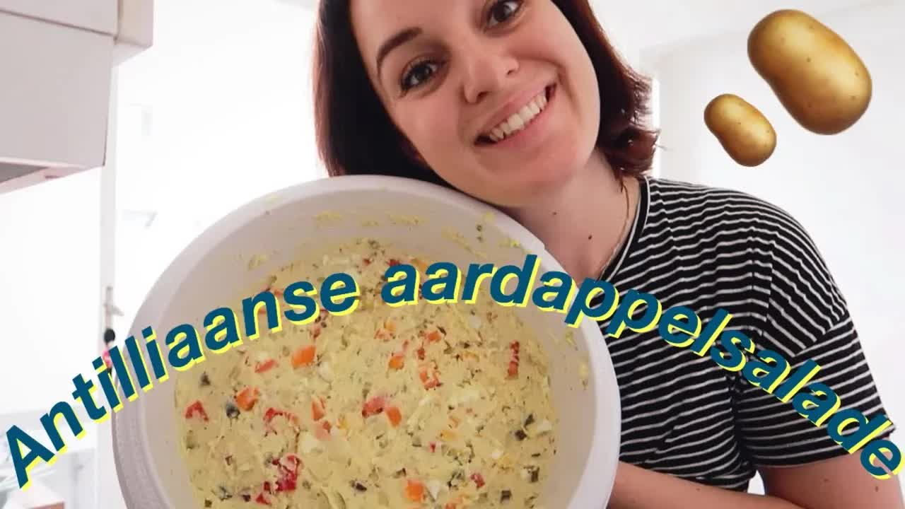 Antilliaanse aardappelsalade maken