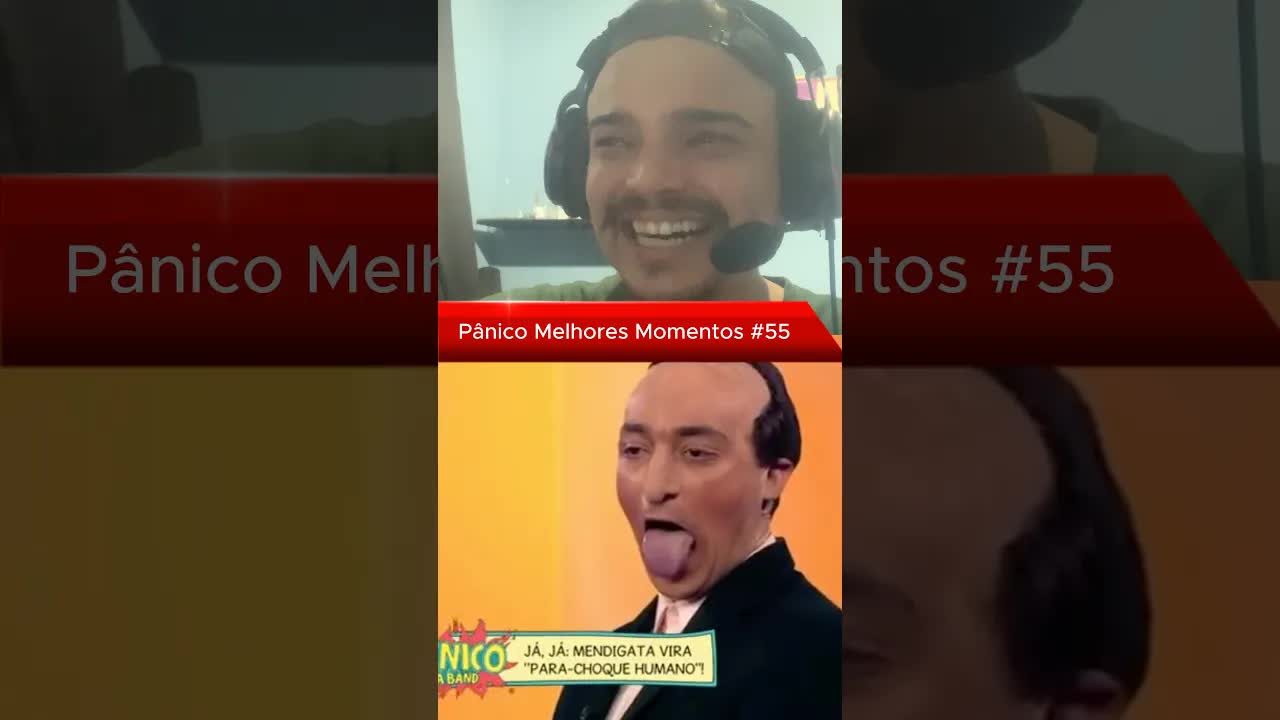 Edmundo tenta não rir no Pânico